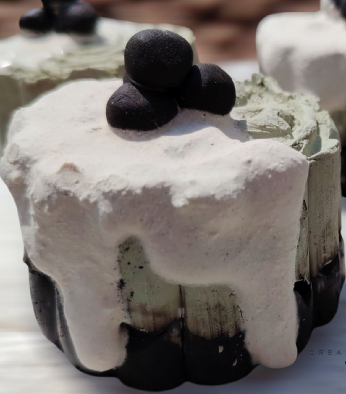 Pastel nevado