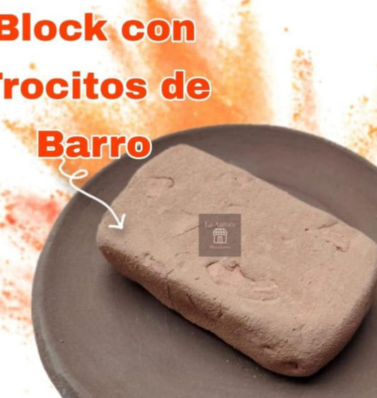 Block com trocitos de barro