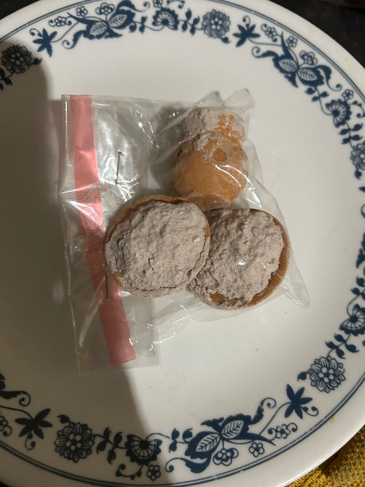 Rellenitos con polvo de amatista